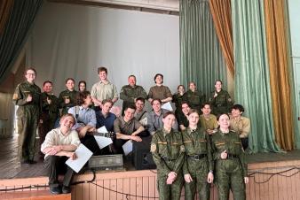 Студенты ЕГТИ выступили в Екатеринбургском кадетском корпусе