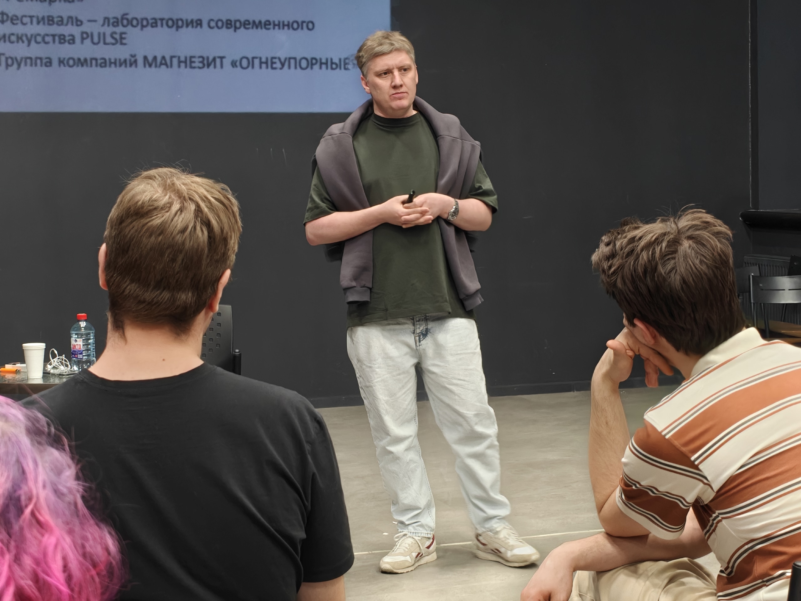 В ЕГТИ состоялся режиссерский семинар с Иваном Миневцевым